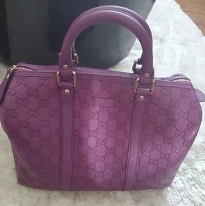 Purple Boston Bag